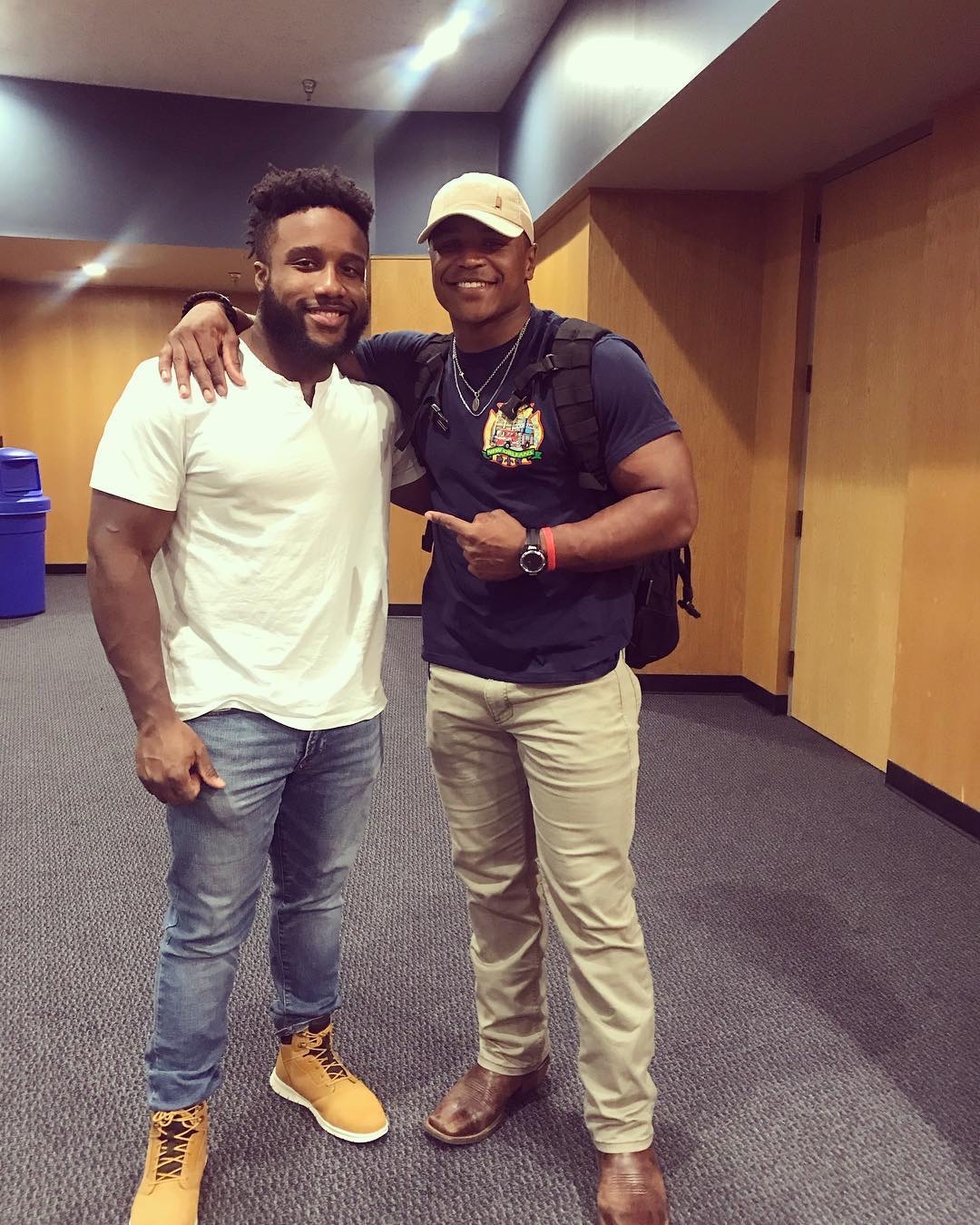 Dee with Boston Scott.jpg